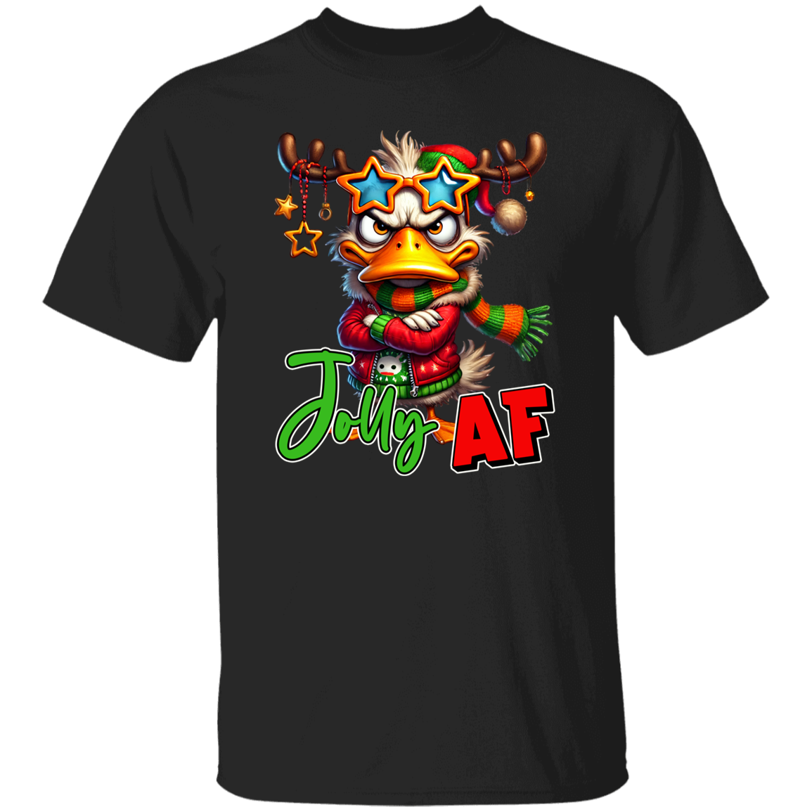 "Jolly AF" Holiday T-Shirt