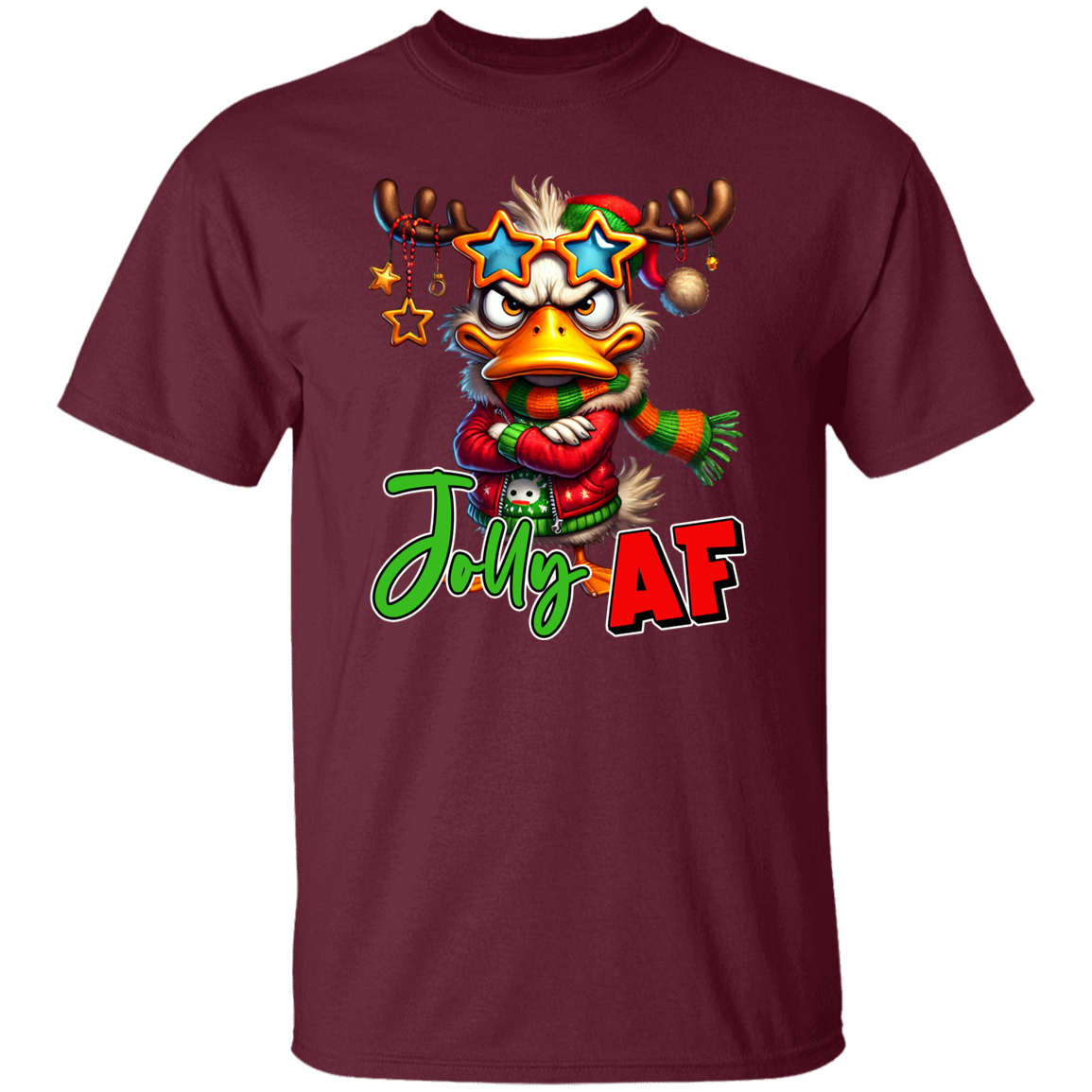 "Jolly AF" Holiday T-Shirt