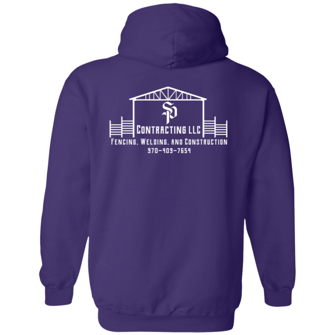 Custom Company Logo Zipper Hoodie