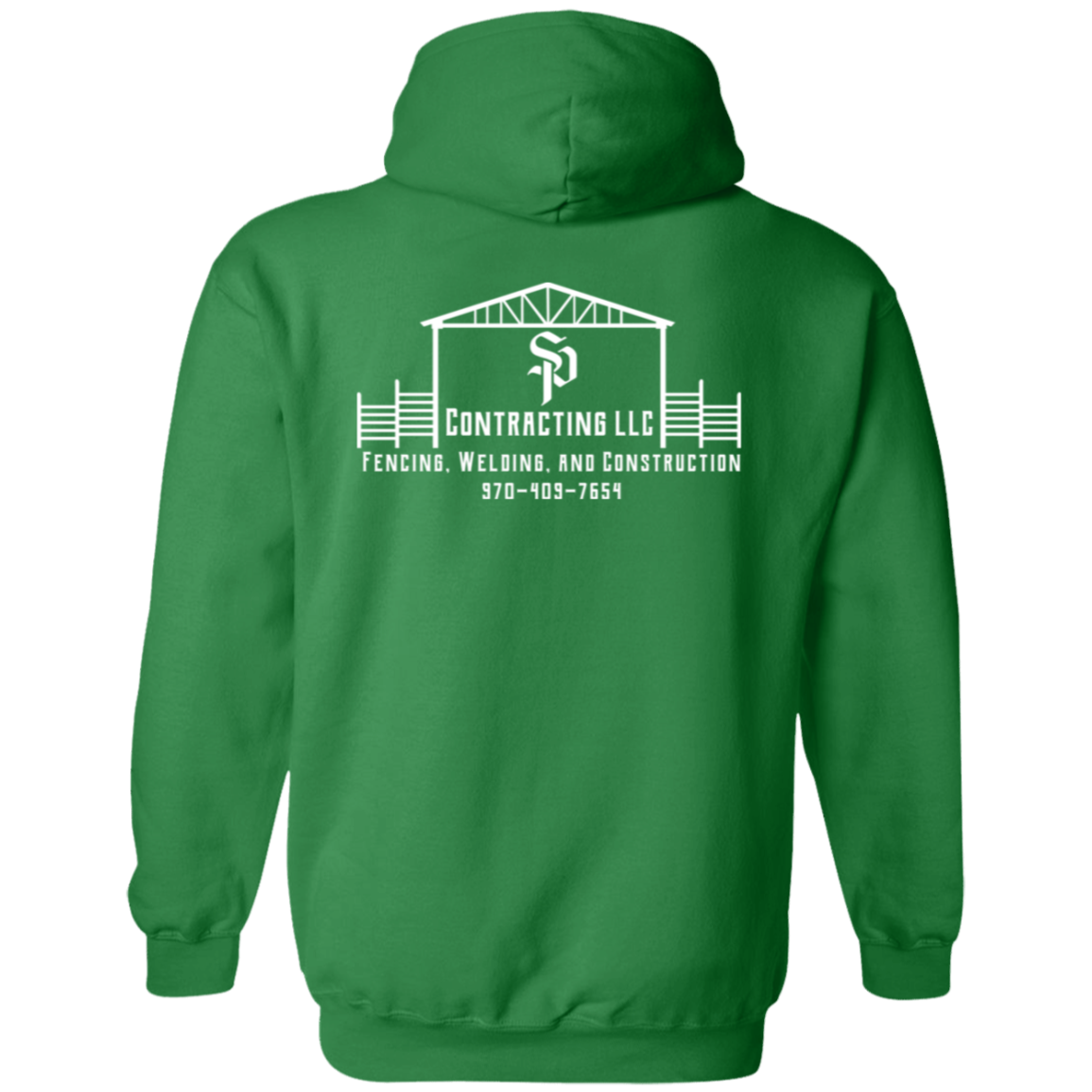 Custom Company Logo Zipper Hoodie