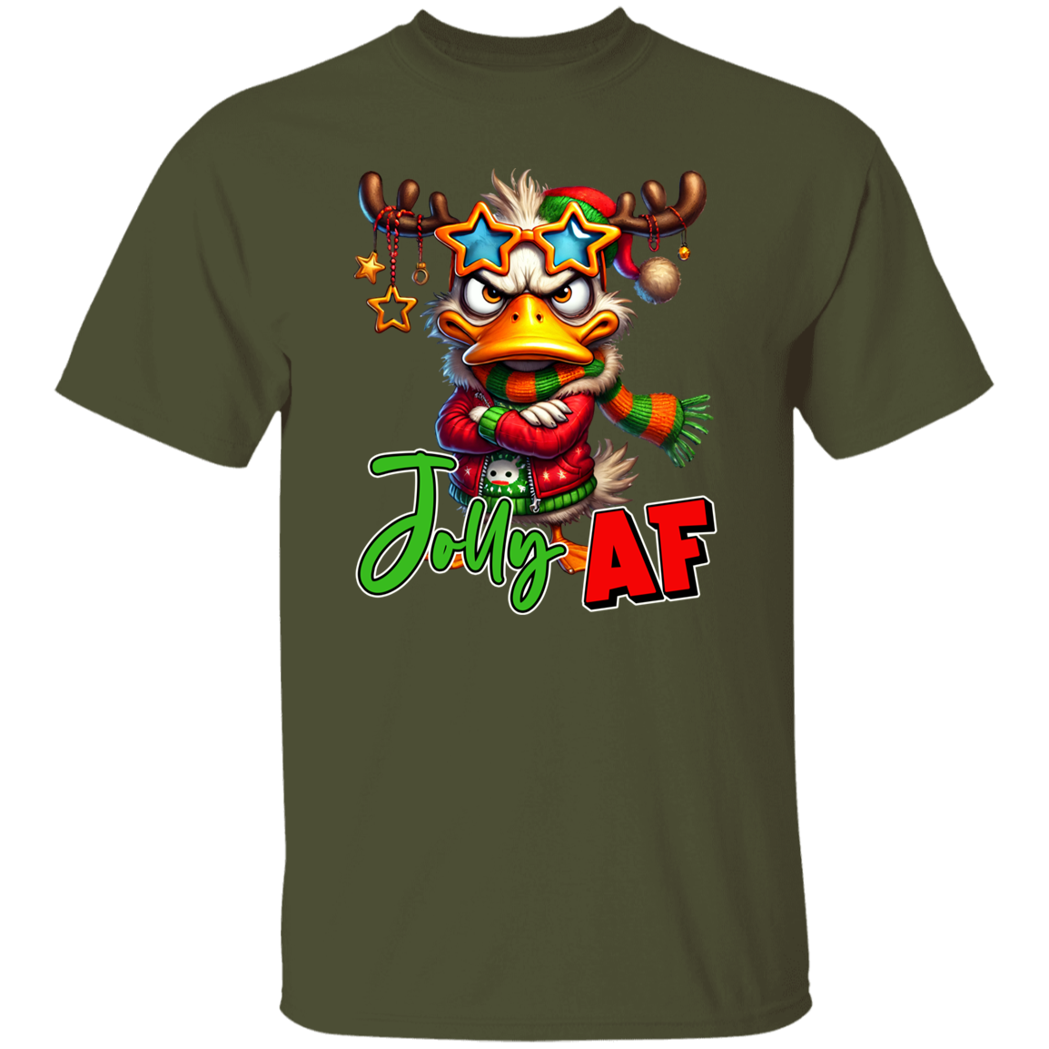 "Jolly AF" Holiday T-Shirt