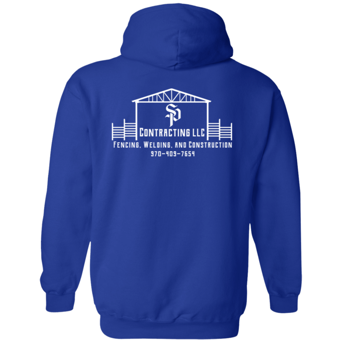 Custom Company Logo Zipper Hoodie