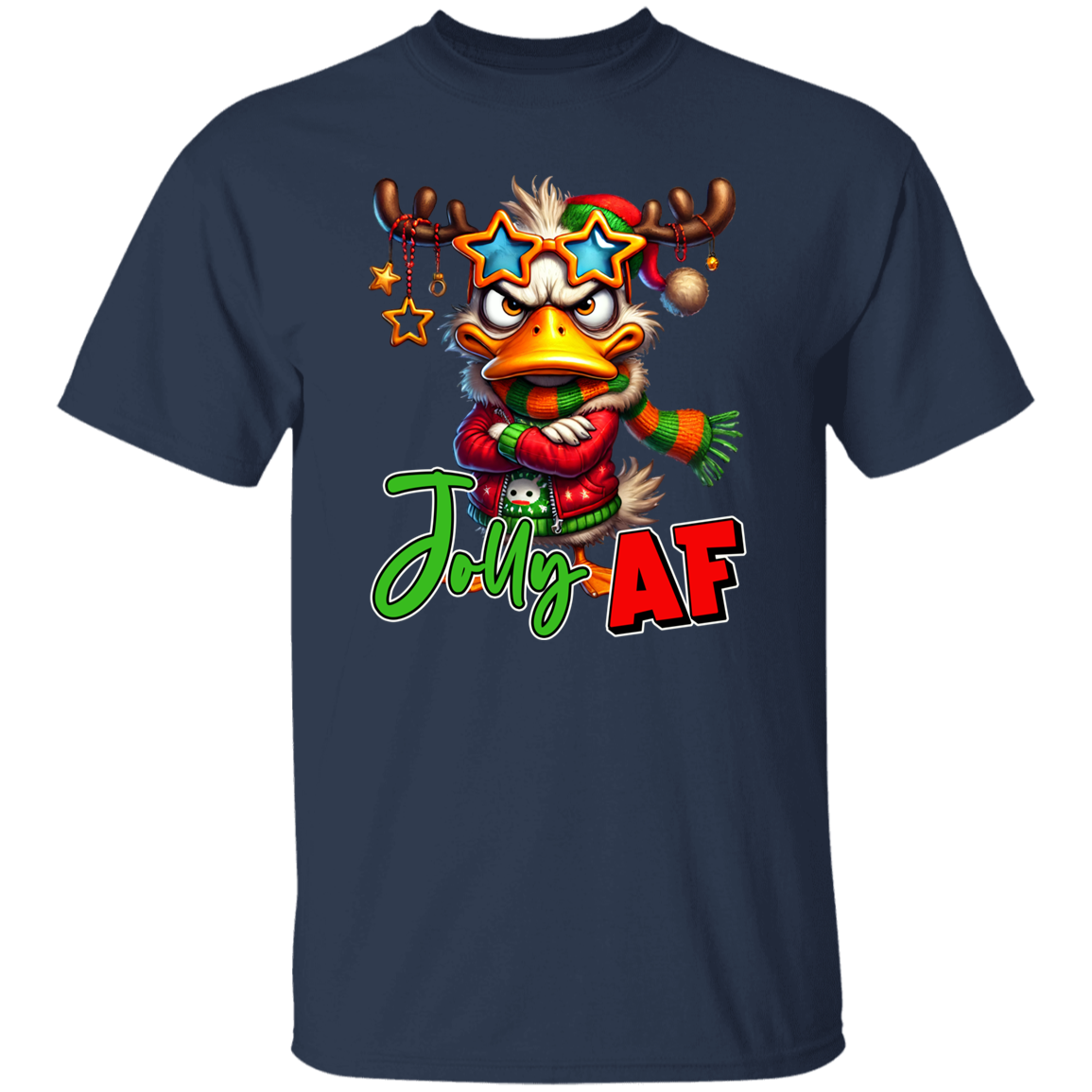 "Jolly AF" Holiday T-Shirt