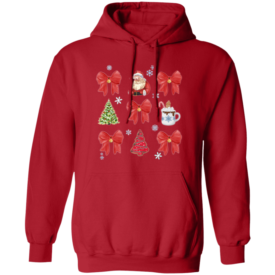 Festive Christmas Coquette Bow Sweatshirt | Hoodie