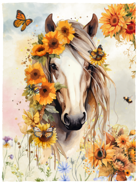 Sunflower Serenity Blanket