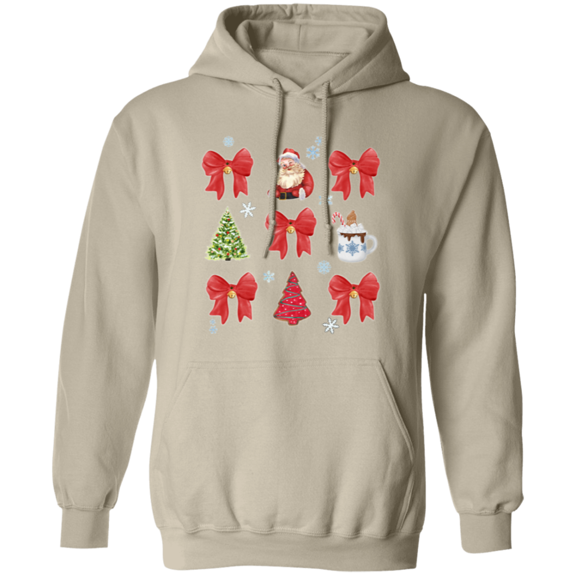 Festive Christmas Coquette Bow Sweatshirt | Hoodie