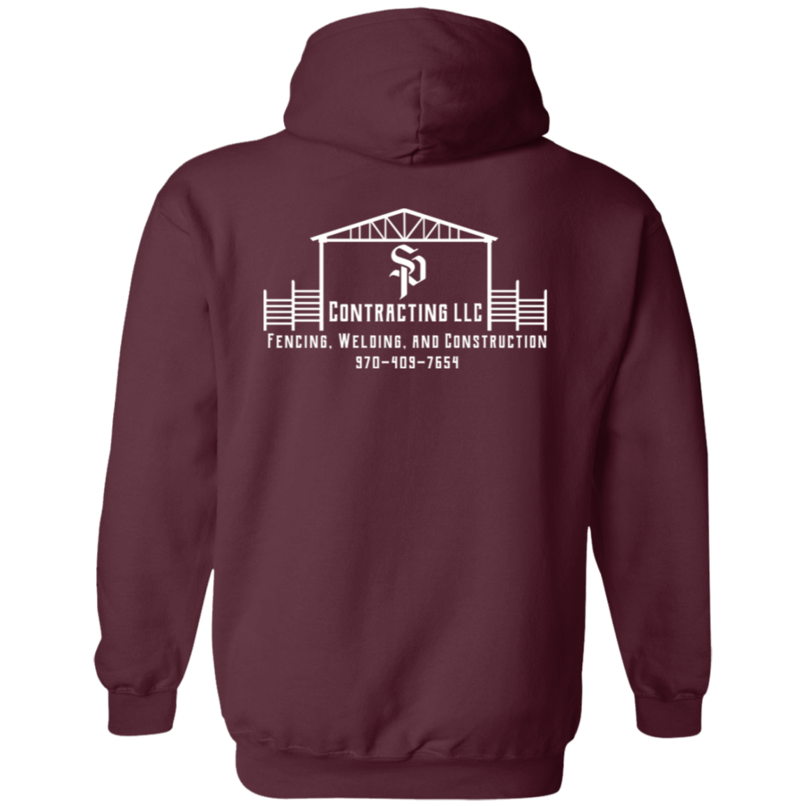 Custom Company Logo Zipper Hoodie