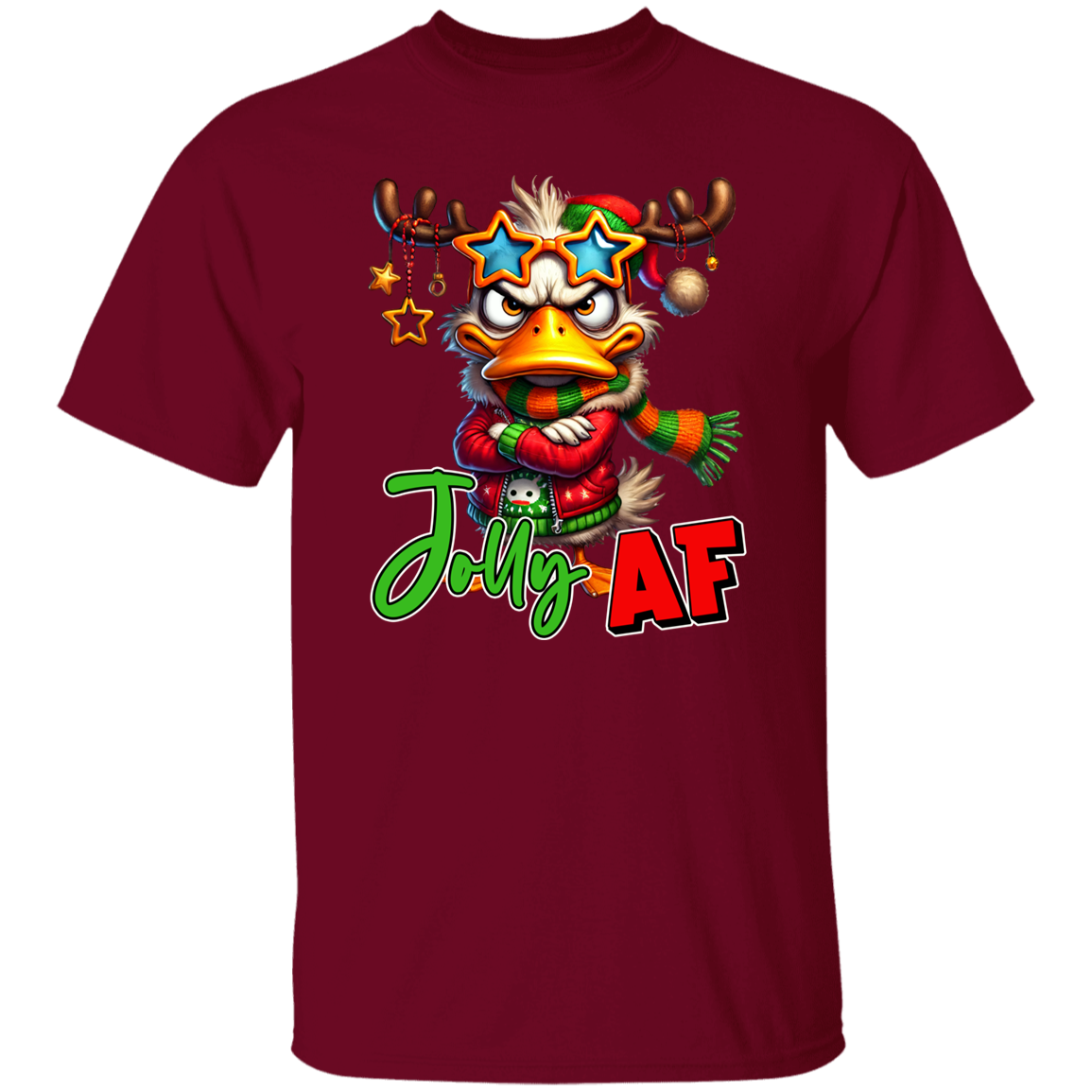 "Jolly AF" Holiday T-Shirt