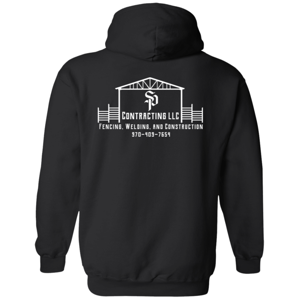 Custom Company Logo Zipper Hoodie