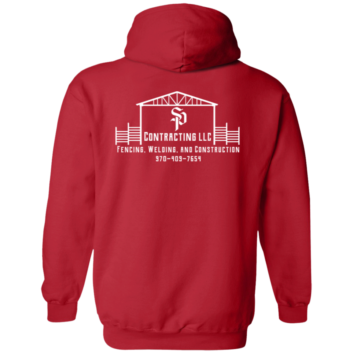 Custom Company Logo Zipper Hoodie