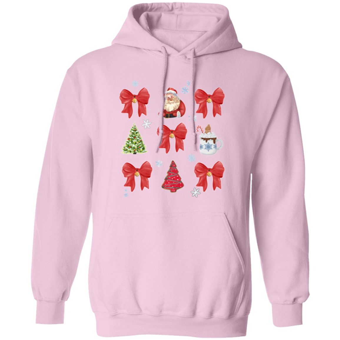 Festive Christmas Coquette Bow Sweatshirt | Hoodie