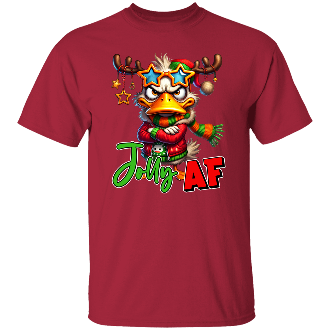 "Jolly AF" Holiday T-Shirt
