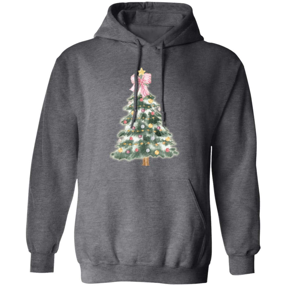 Pink Ribbon Holiday Tree Sweater | Hoodie