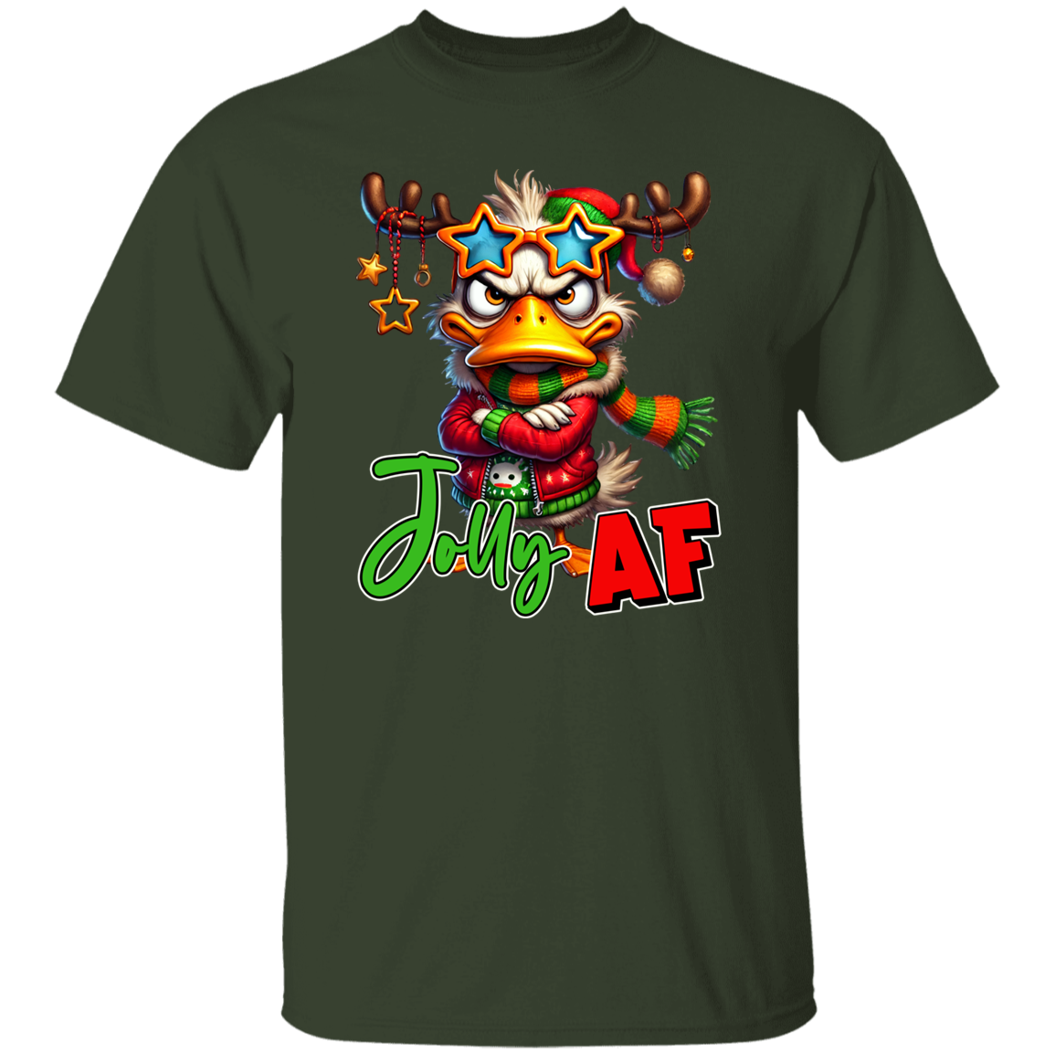 "Jolly AF" Holiday T-Shirt