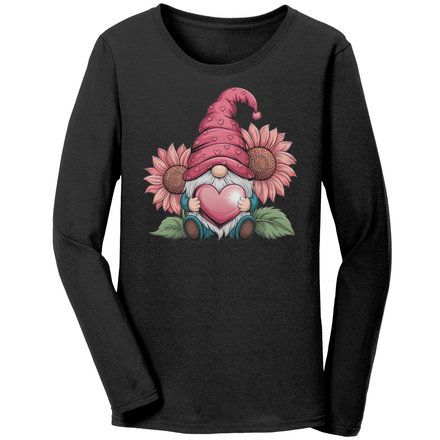 Valentine_Gnome_Long_Sleeve_T-Shirt_Black_Front_Mockup.png