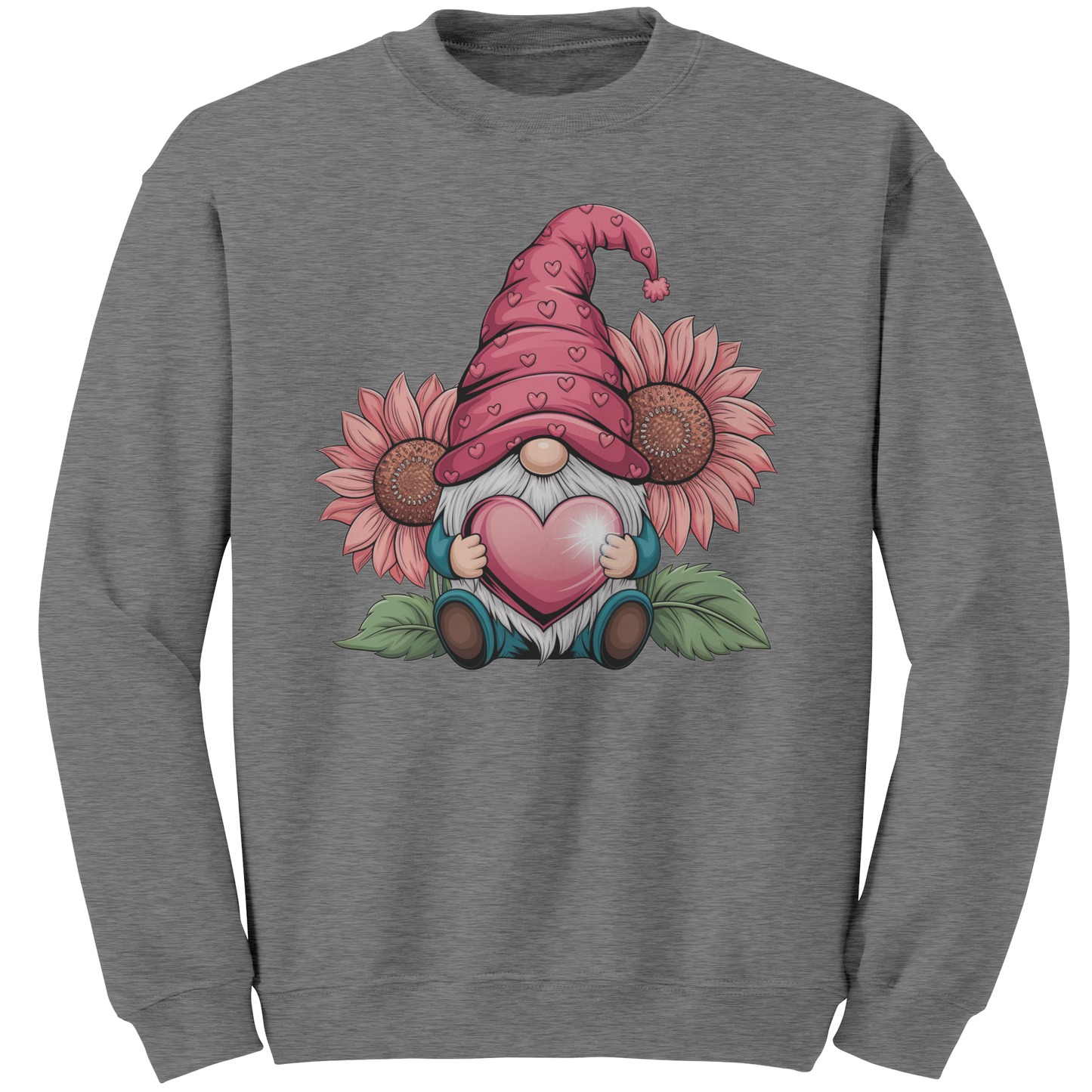 Valentine_Gnome_Sweatshirt_Graphite_Heather_Mockup.png