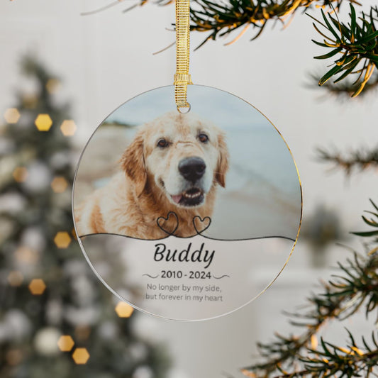 Personalized Photo Memorial Acrylic Ornament