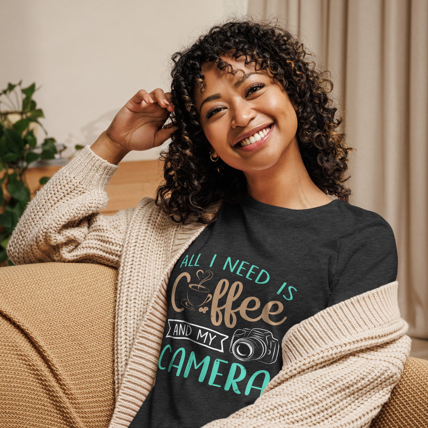 All I need is Coffee Women's Relaxed T-Shirt